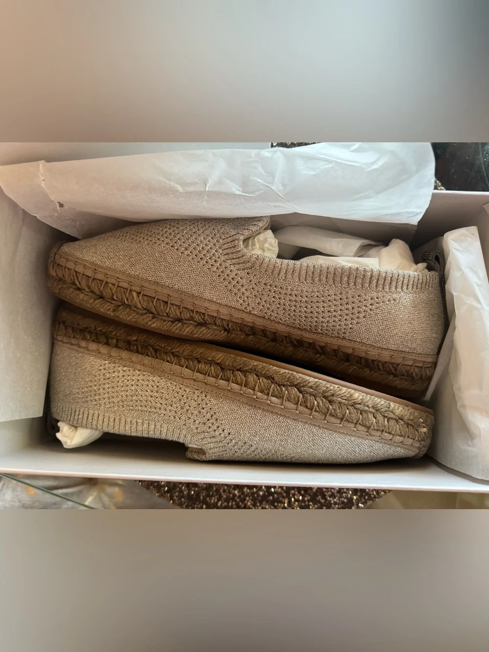 Brunello Cucinelli Monili-Trim Flat Espadrilles, NWT, In BoX +Dust Bag $1082MSRP